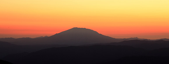 St Helens Sunset with Wildfire Filter