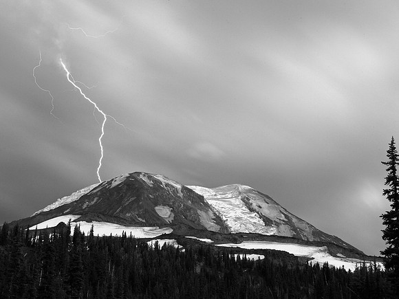 Mt Adam Lightning Strike