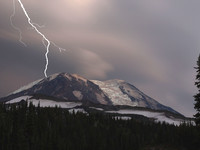 Lightning Strikes Mt Adams